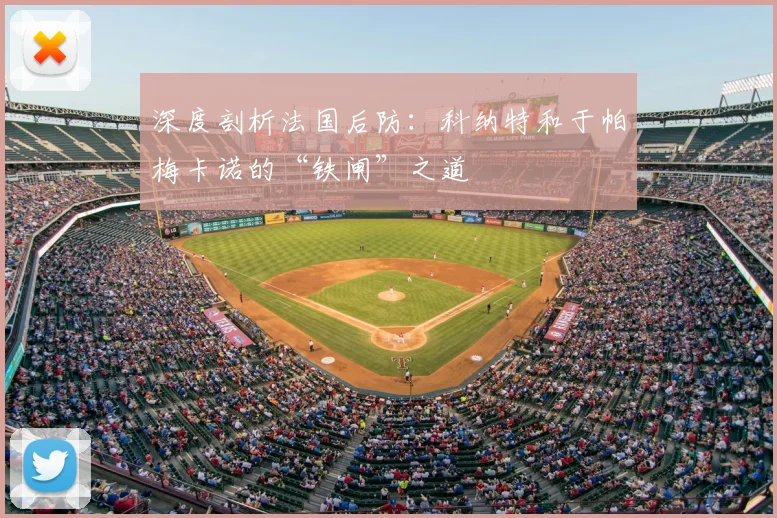 深度剖析法国后防:科纳特和于帕梅卡诺的“铁闸”之道